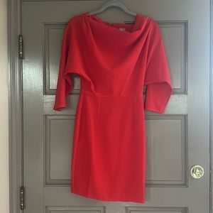 Cowl neck mini dress